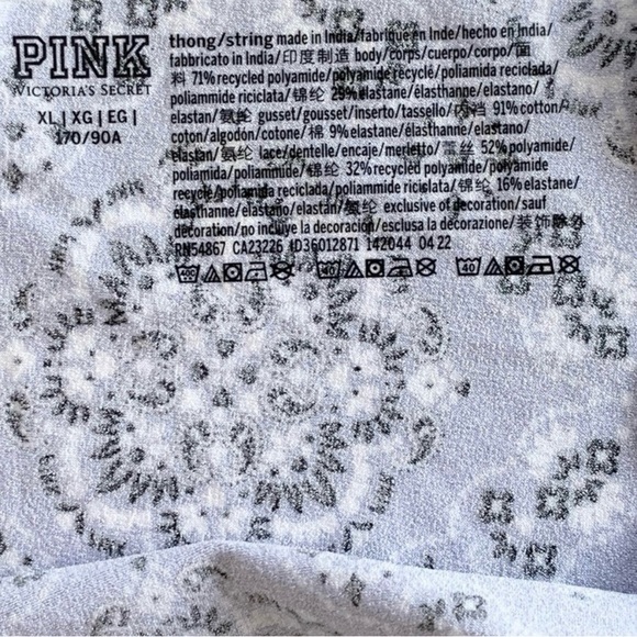 4pk Victoria’s Secret Thong Panty Lot XL new - Picture 2 of 5